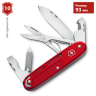 Нож перочинный VICTORINOX SYNERGY X ALOX (0.8226.20) 93мм 10функций красный