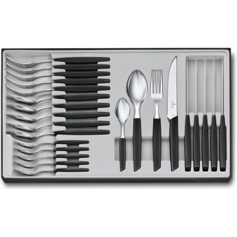 Набор столовых приборов Victorinox Swiss Modern, 24 предмета (6.9093.12W.24)