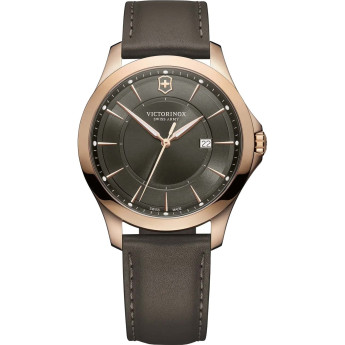 Victorinox Alliance 241908 — кварцевые часы с кожаным ремешком