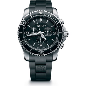 Victorinox Maverick Chronograph 241696 — чёрный хронограф, 43 мм