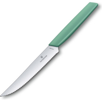 Нож для стейка и пиццы Victorinox Swiss Modern 6.9006.12W41, зелёный