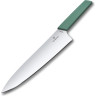 Разделочный нож Victorinox Swiss Modern, 25 см, зелёный 6.9016.2543B