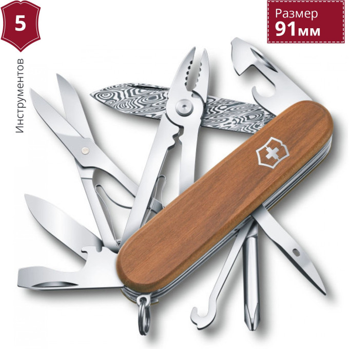 Victorinox Deluxe Tinker Damast Limited Edition 2018, 1.4721.J18