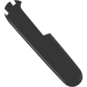 Задняя накладка для ножей VICTORINOX C.3503.4 91 мм пластиковая чёрная