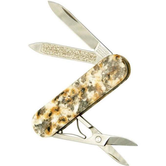Нож-брелок Victorinox RocKnives Baltic Brown, 58 мм 0.6200.58