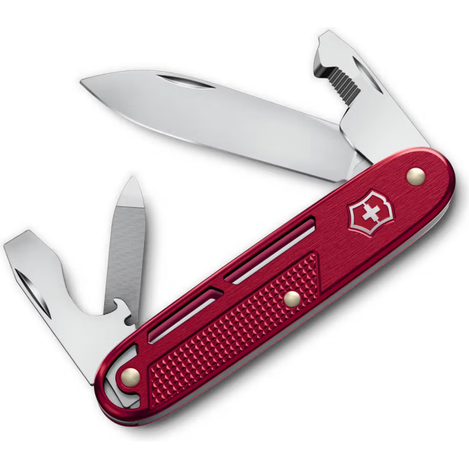 Нож перочинный VICTORINOX SYNERGY ALOX (0,8216,20) 93мм красный